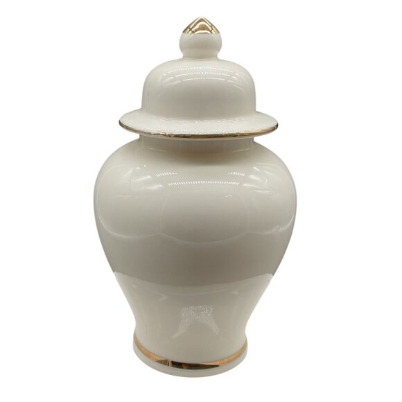 Vintage Japanese Fine China Ginger Jar With Lid & Floral Butterfly Design - Picture 3 of 8